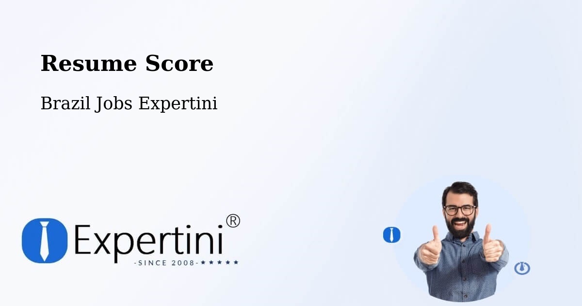 Resume Score & Job Description Match Tool – Nova Iorque - Brazil Jobs Expertini